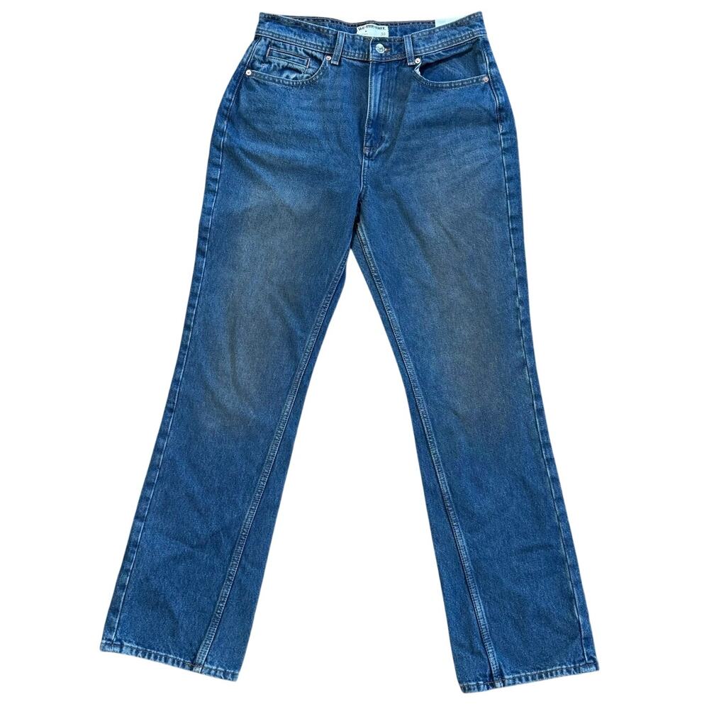 We the Free Xena Slim Straight Women Jeans SZ 30 Curve Ball Rigid Denim Grunge